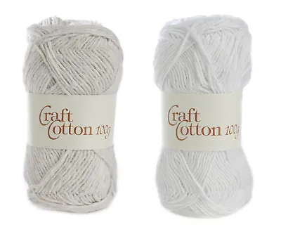 Craft Cotton Dishcloth Crochet Knitting Yarn Traditional James Brett 10 X 100g • £17.90
