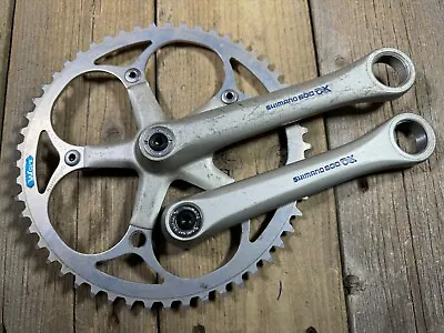 Shimano 600 Ax FC-6300 Crankset Oversize Pedal Axle 170mm Wcut Chainring USED • $119.99