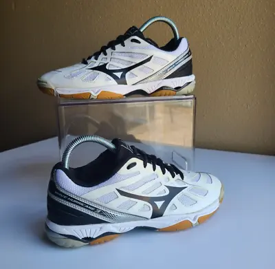 Mizuno Wave Hurricane 3 Volleyball Shoes White Lace Up Women's Size 8 • $49.99