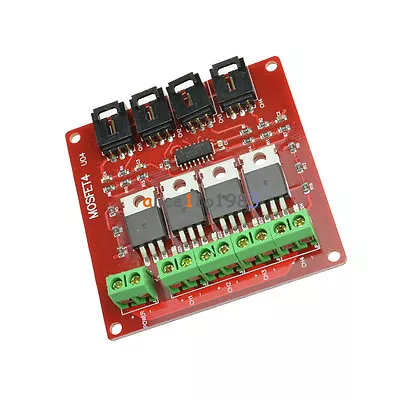 Four Channel 4 Route MOSFET Button IRF540 V2.0+ MOSFET Switch Module Arduino • $2.75