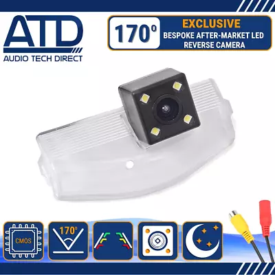 Reverse Camera For Mazda 2 3 Mk2 Mk3 Rear Number Plate Light LED Parking Cam RCA • $59.29