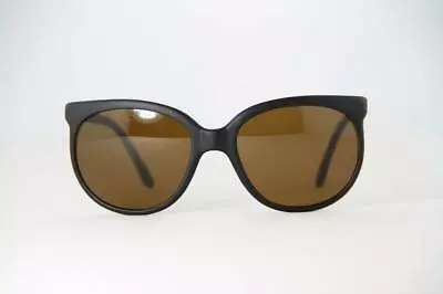 Vintage Vuarnet 002 Matte Black Sunglasses PX2000 Mineral Brown Lens • $119.20