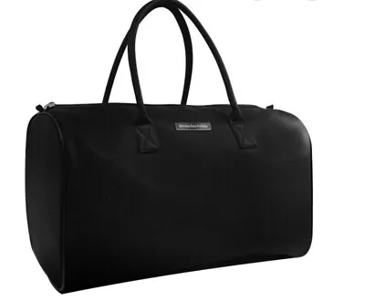 Mercedes Benz-Travel Bag/Tote/ Weekender Gym/Spa Black-Faux Leather-(NEW IN BAG) • $45