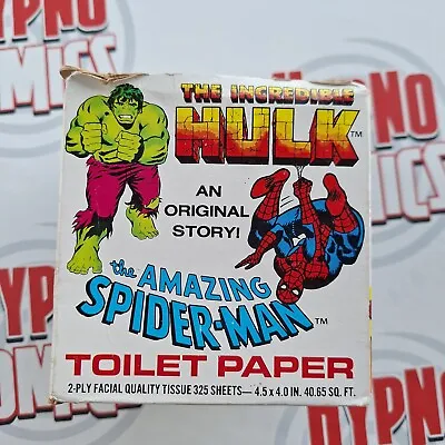 Rare Vintage 1979 Hulk And Spider-Man Toilet Paper Roll W/Box • $60