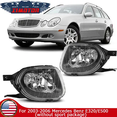 For 2003-2006 Mercedes Benz E320 E500 Driving Fog Light Bumper Lamp Clear Lens • $49.99