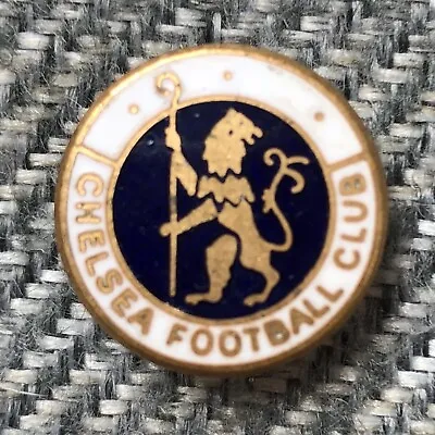 Vintage Chelsea FC Small Metal Enamel Badge • £5.99