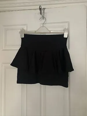 £5 • Buy Topshop Black UK 8 Peplum Bodycon Mini Skirt