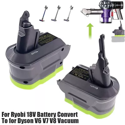 Battery Adapter Li-ion Battery Converter Power Supply For Dyson V6 V7 V8| Ryobi • $27.69