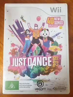 $55 • Buy Just Dance 2019 - Nintendo Wii With Manual Good Condition *Rare*