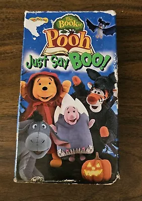 THE BOOK OF POOH JUST SAY BOO! Live-Action VHS Disney Playhouse RARE • $28.95