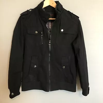 Men's NWOT Moto Jacket Size L Black • $30.99