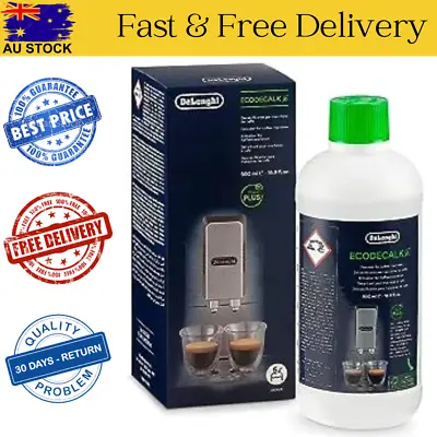 $38 • Buy De'Longhi EcoDecalk DLSC500 Natural Descaler For Coffee Machines 500ML Pack