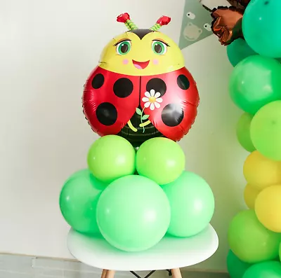 Cartoon Cute Ladybird Animals Aluminum Balloon Birthday Party Decorate Stage Set • £4.98
