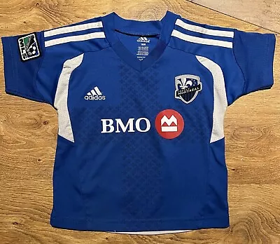 Cf Montreal Impact Mls Soccer Kids Children Toddler Adidas Jersey - Size 18m • $18.28