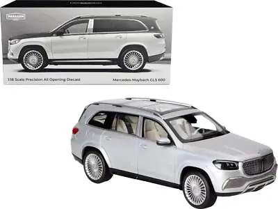 2020 Mercedes-Maybach GLS 600 Silver Metallic Sun Roof 1/18 Diecast Model Car • $202.49