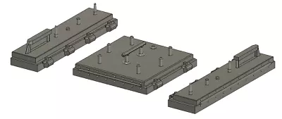 N Scale Train Parts - LinkUp Small 3 Piece PTC (Qty 2) • $6.50