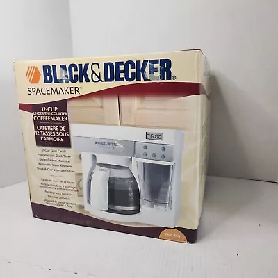 Black & Decker Spacemaker 12 Cup Under Cabinet Coffee Maker ODC450 New Open Box • $144.56