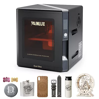 WAINLUX K8 10WLaser EngraverFULL Enclosed Visual Laser Cutter With Smart Camera • $499.99