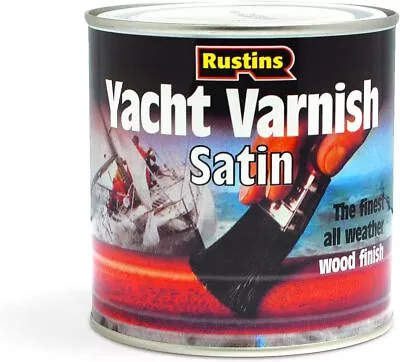 Rustins Yacht Varnish Satin 250ml • £13.95