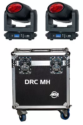 (2) American DJ ADJ FOCUS BEAM LED 80W CW DMX RDM Moving Head Lights + Case • $3749.97