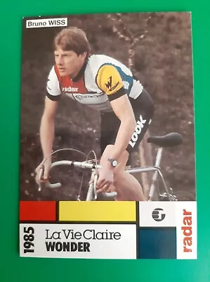 CYCLING Cycling Card BRUNO KNOW Team LA VIE CLAIRE WONDER 1985  • $4.24