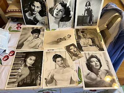 AVA GARDNER Vintage Hollywood Movie Photos LOT Of 10 • $39.99