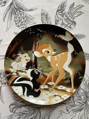Beautiful Bambi Kenleys Ltd Disney Cartoon Series 21cm Collectors Plate • £8