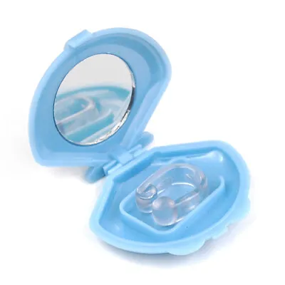 Anti Snore Relief Snoring Stopper Sleeping Aids Noisy Device Nose Clip With Case • £2.79