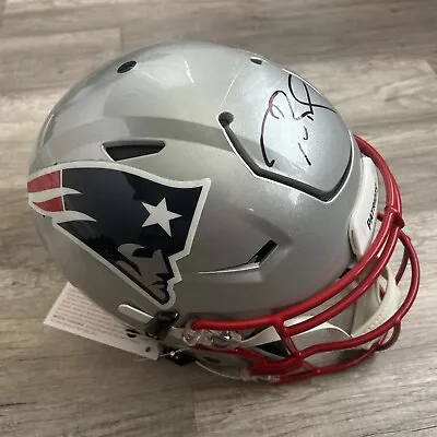 Tom Brady Patriots Auto Riddell Speed Flex Authentic Helmet Signed Fanatics COA • $2799