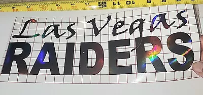 Las Vegas Raiders Decal Sticker Holographic • $2.75