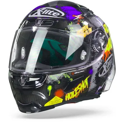 $465.43 • Buy X-Lite X-803 RS Ultra Carbon Holeshot 034 Full Face Helmet Motorcycle Helmet ...