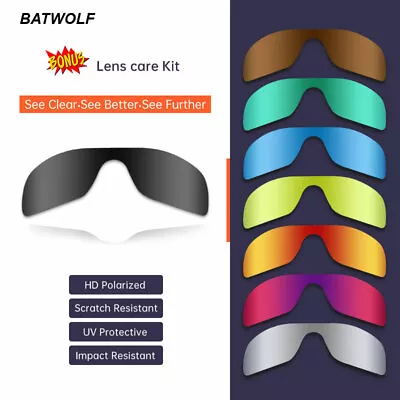 $16.95 • Buy GDA Polarized Replacement Lenses For Oakley Batwolf 9101 Sunglasses Personalised