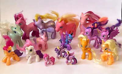 Mixed Lot Of 16 MY LITTLE PONY Some Vtg 2002 2003 2005 2010 2014 McDonalds USED  • $14.99