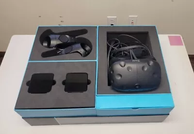 HTC Vive VR Deluxe Headset Complete Set Full Kit System Virtual Reality • $200