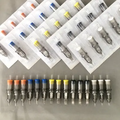 10Pcs Tattoo Disposable Cartridge Needles Round Liner Shader RLRSRMM1 • $14.92