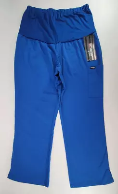 Grey's Anatomy By Barco Womens Maternity Scrub Pants Size Large Royal Blue NWT • $15.26