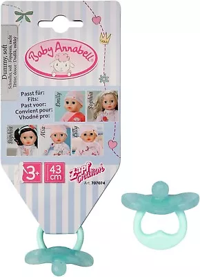 Baby Annabell Dummy Soft Brand New One Supplied Styles Vary • £4.99