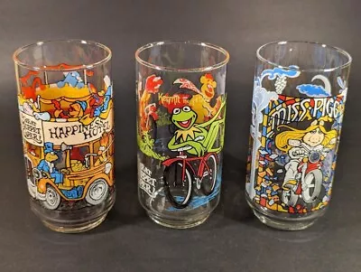 1981 McDonalds The Great Muppet Caper Drinking Glasses Tumblers Set Of 3 NEW #1 • $19.99