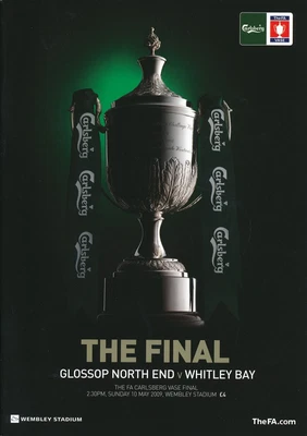 £14.99 • Buy FA VASE FINAL 2009 Glossop North End V Whitley Bay