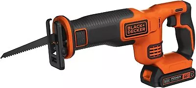 BLACK+DECKER 20V MAX* Cordless Reciprocating Saw Kit (BDCR20C) • $52