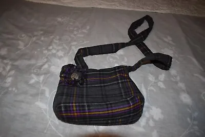 Womens Tartan Shoulder Bag Hand Made • £3.99