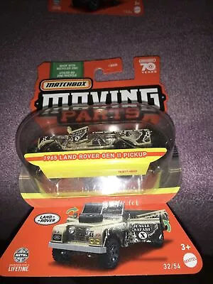 MATCHBOX Moving Parts  1965 LAND ROVER GEN II PICKUP.  HARD TO FIND • $7.99