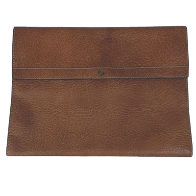 $119 • Buy Gold-Pfeil Briefcase/Documen Pochette German  Leather Boston Bag  13.7× 10 ×0.8 