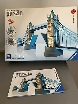 Ravensburger 3D Puzzle Tower Bridge London 216 Pieces 12559 In Box • £14