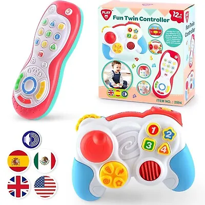 Baby Controller Toddler Learning Toy Kit Pretend Play Music Lights Activity Gift • $19.99