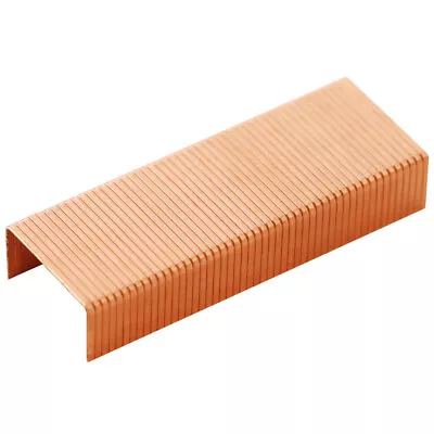 Copper Coloured Staples For Use In Most Staplers 24/6 26/6 - Box Of 1000 • £4.19