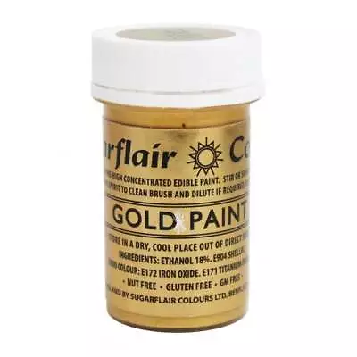 Gold - Edible Matt Paint 20g • £6.99