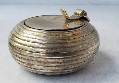 £8.92 • Buy Vintage Antique? Silverplate Individual Ashtray Round 2.75  Diameter 1.5  Tall