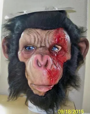 Adult Infected Diseased Monkey Chimp Latex Full Mask Costume Tb26348 • $48.13
