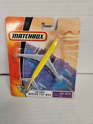 2007 Matchbox Sky Busters BOEING 737-800 DHL CARGO PLANE NIB • $14.99